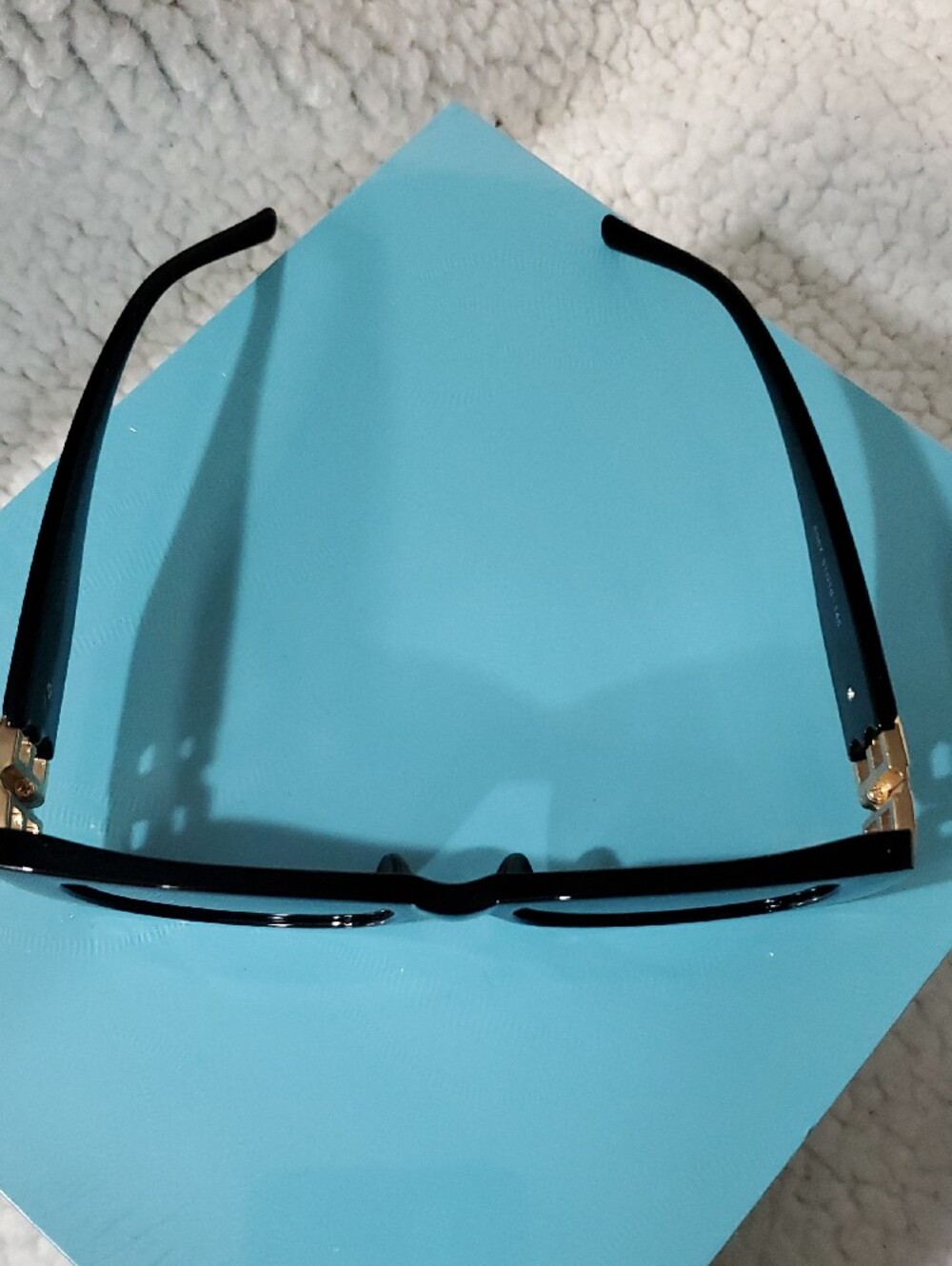 Balenciaga Black Sunglasses with Gold BB Accent - Picture 9 of 10
